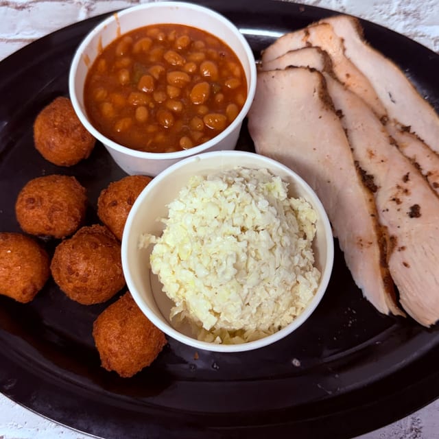 Smoked Turkey Dinner.