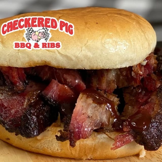 Beef Brisket Sandwich.