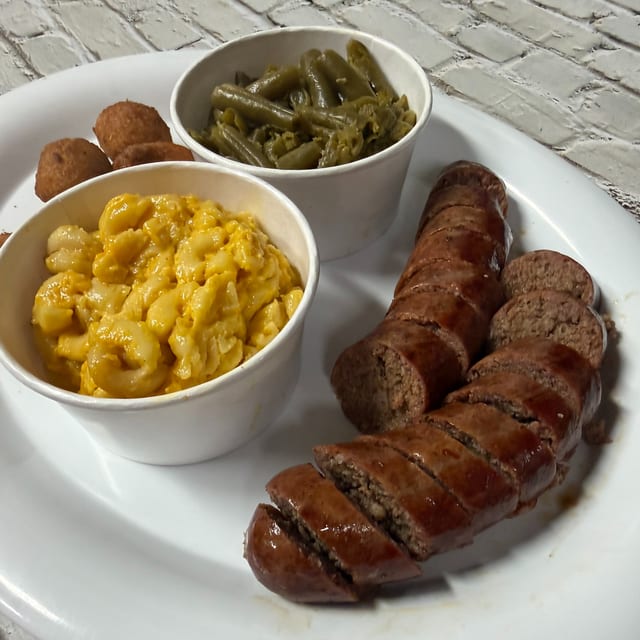 Smoked Beef Sausage.