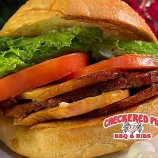 Roasted Sliced Pork Sandwich