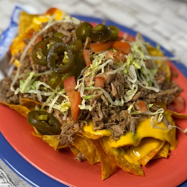 BBQ Nachos.