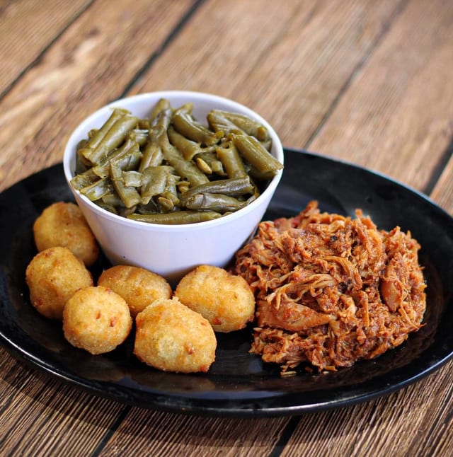Chopped Chicken BBQ Plate.