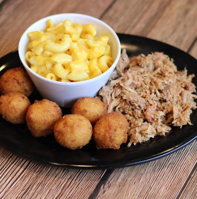 Chopped Pork BBQ Plate.